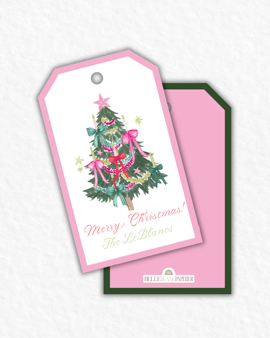 Bright & Fun Christmas Tree Gift Tag