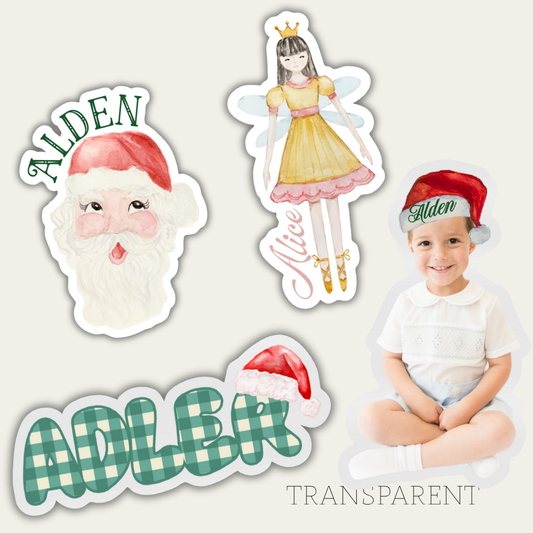 Custom Die-Cut Plastic Stickers