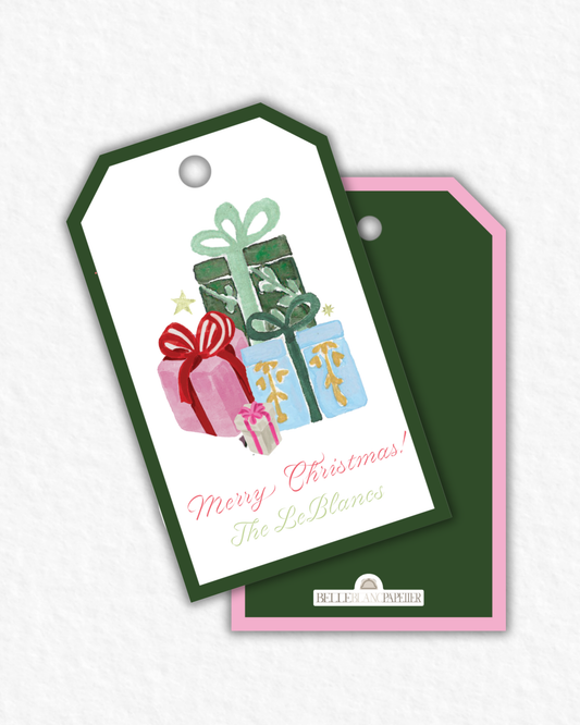 Bright & Fun Presents Tree Gift Tag